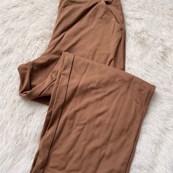 Brown Wide-Leg Trousers - Picture 1 of 2